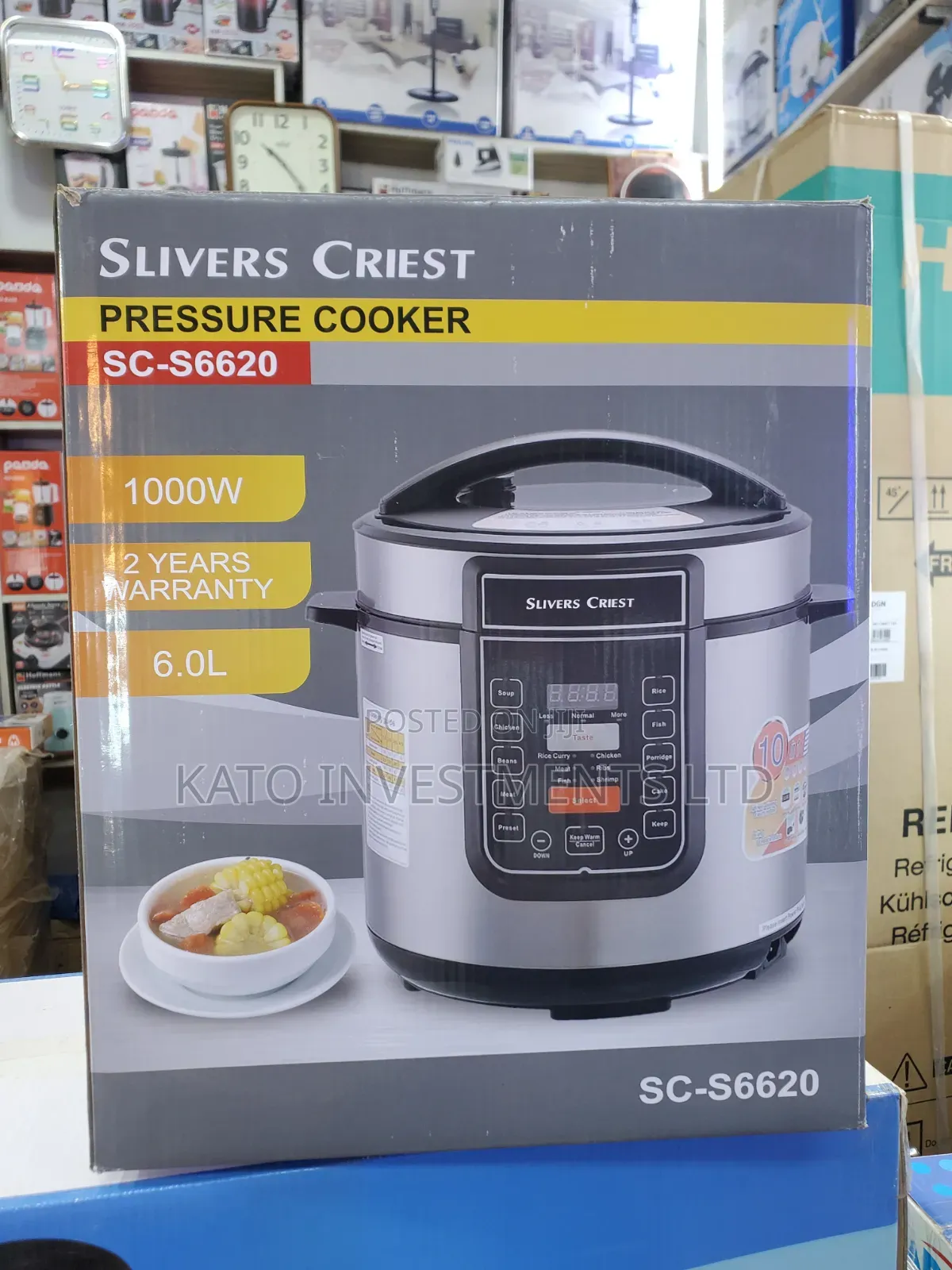 Silvercrest 6litrs Pressure Cooker