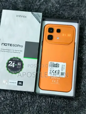 New Infinix Note 60 Pro 256 GB Orange