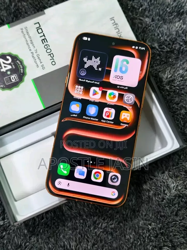 New Infinix Note 60 Pro 256 GB Orange