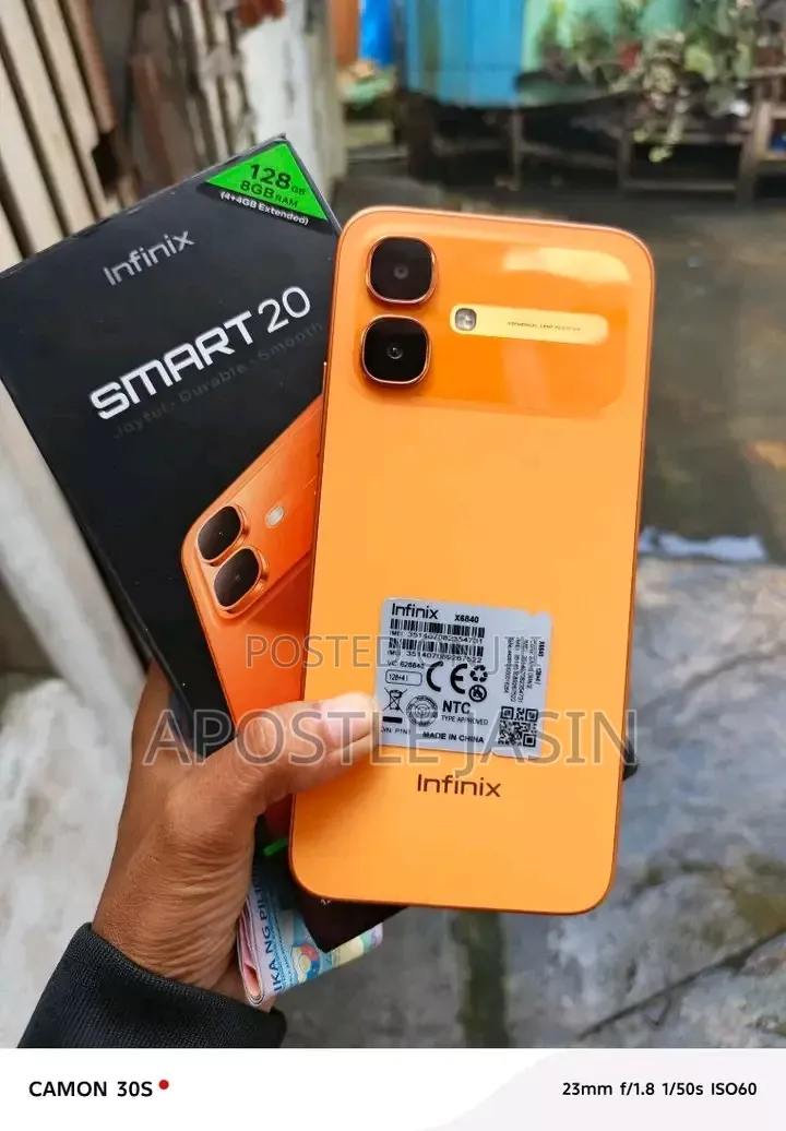 New Infinix Smart 20 128 GB Orange