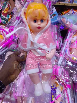 Baby Doll in Pink Hooded Outfit