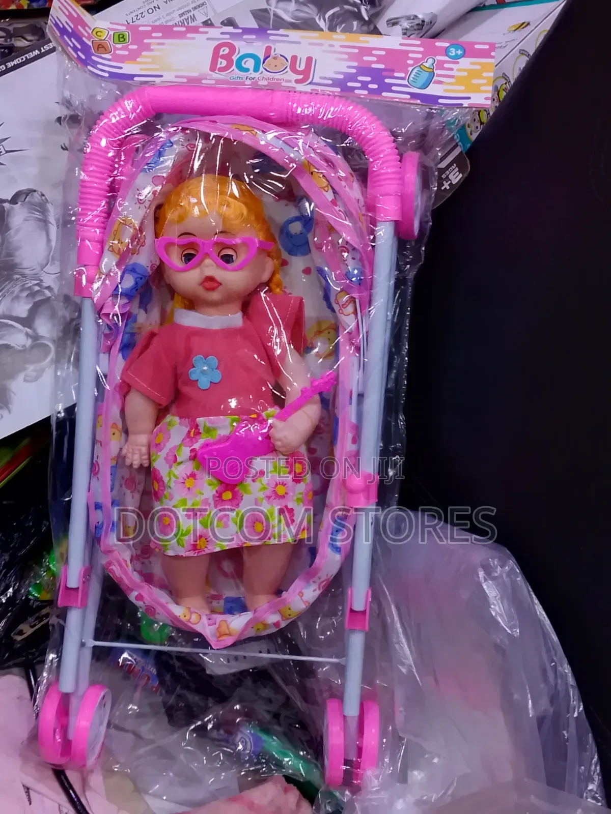 Baby Doll Stroller Toy Set