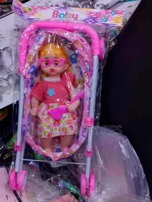 Baby Doll Stroller Toy Set