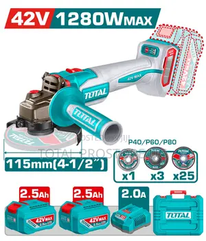 Tagli - Cordless Angle Grinder 42v/1280w 115mm(4-1/2")