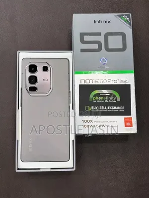 New Infinix Note 50 Pro+ 256 GB Gray