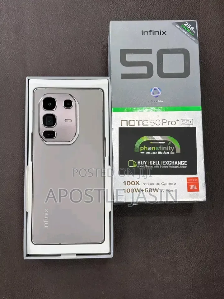 New Infinix Note 50 Pro+ 256 GB Gray