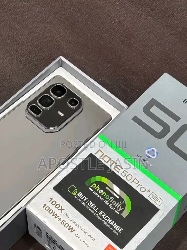New Infinix Note 50 Pro+ 256 GB Gray