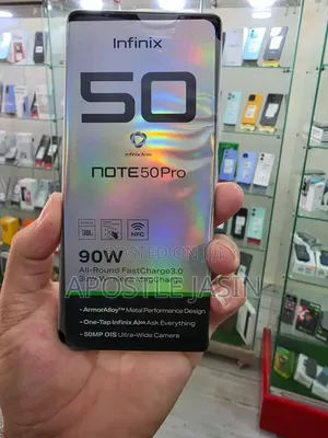 New Infinix Note 50 Pro 256 GB Silver