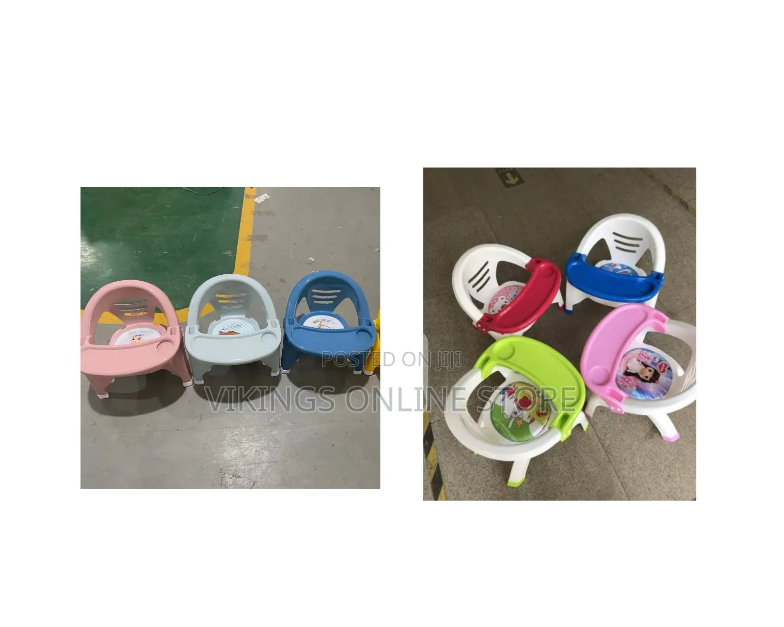A Multi-Purpose Plastic Baby Dining and Feeding Booster Chair