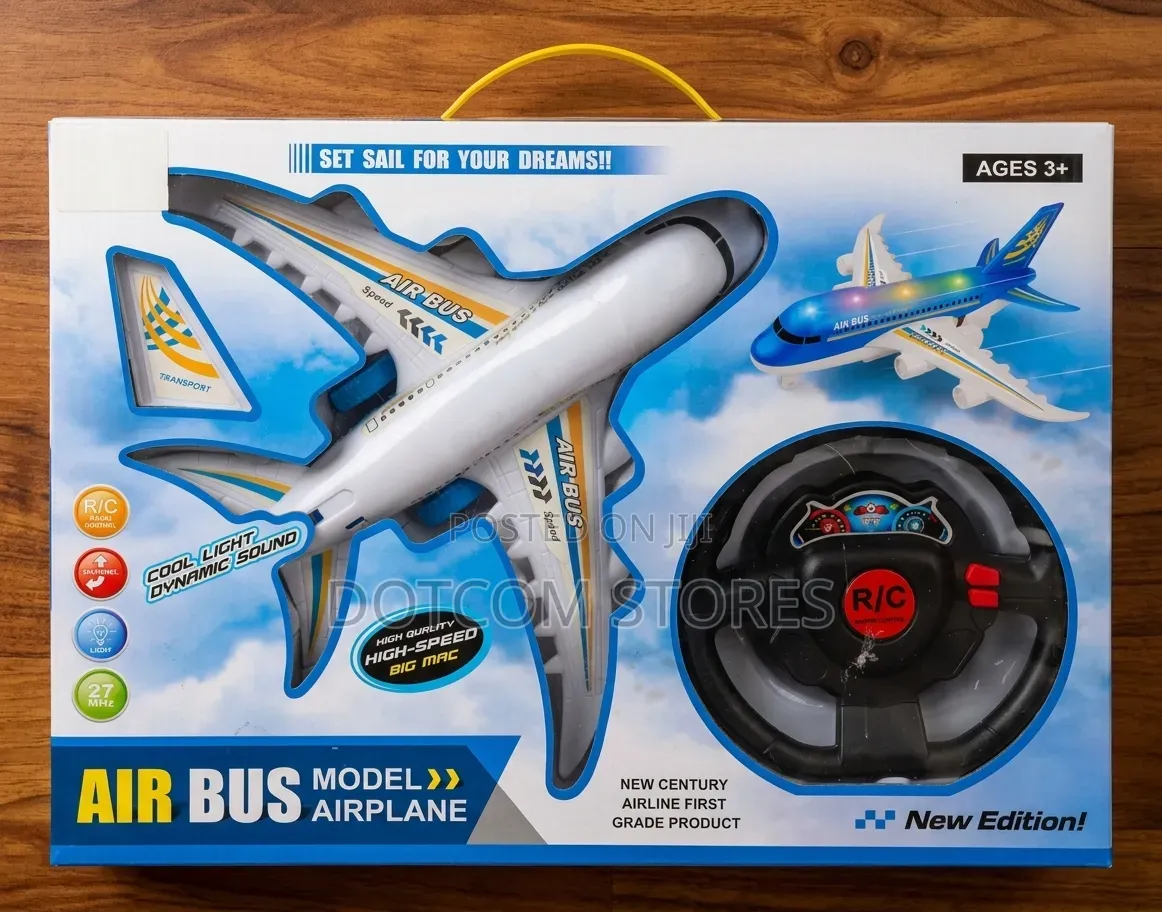 A 2 Channels R/C Airbus A380 Model Airplane