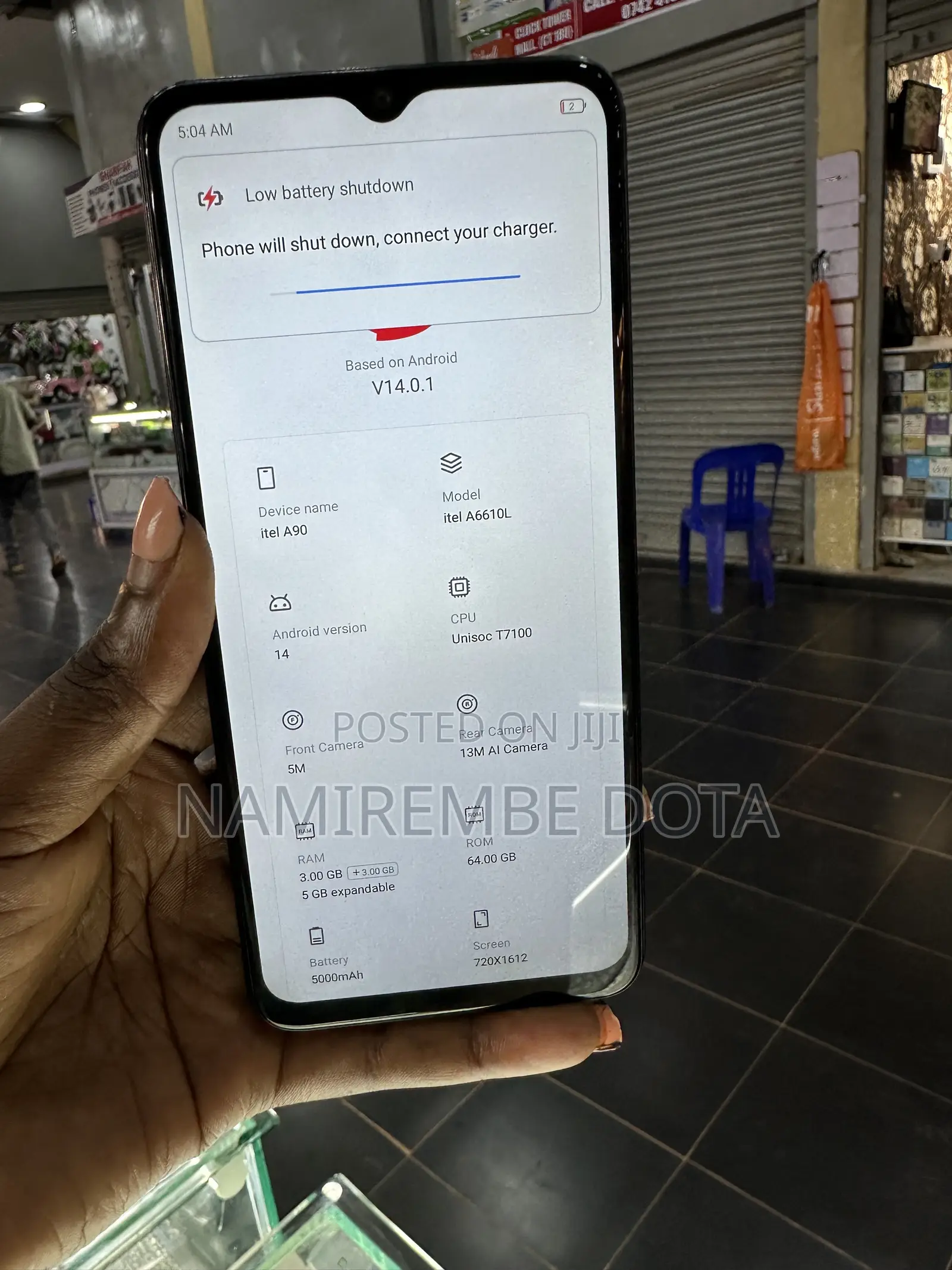 Itel A90 64 GB Black