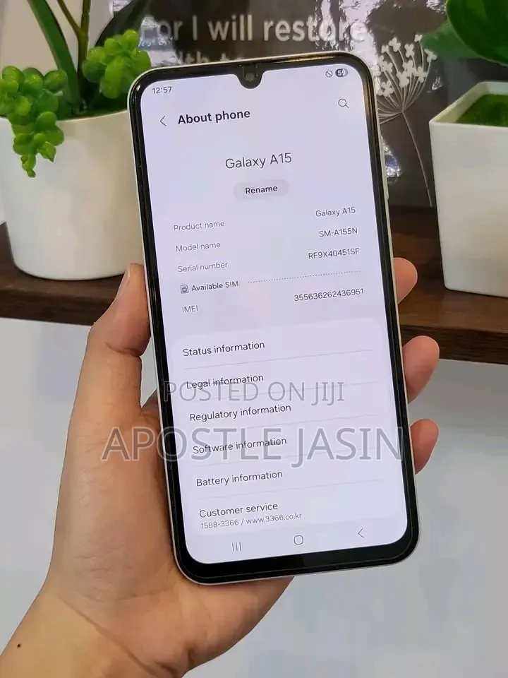 New Samsung Galaxy A15 5G 256 GB Gold