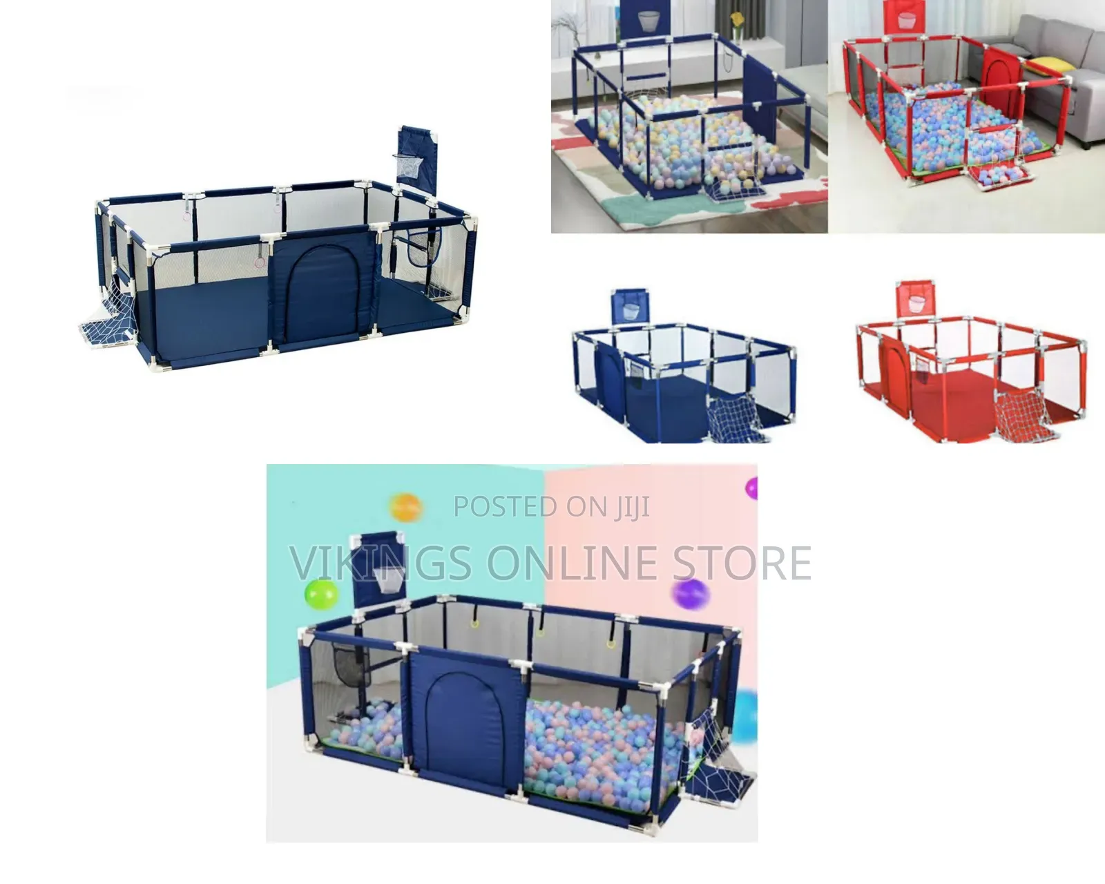 A Multifunctional Large Baby Playpen and Safety Play Yard