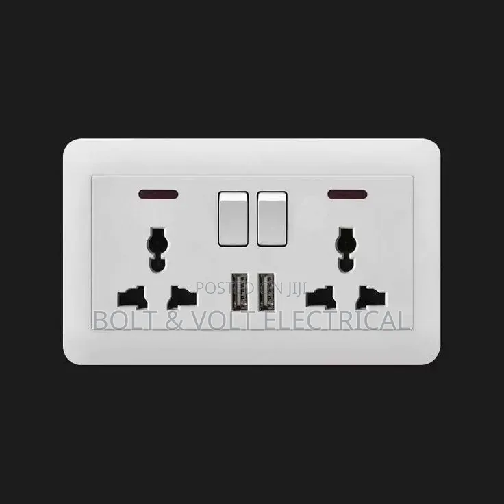 Modern Luxury USB Wall Socket