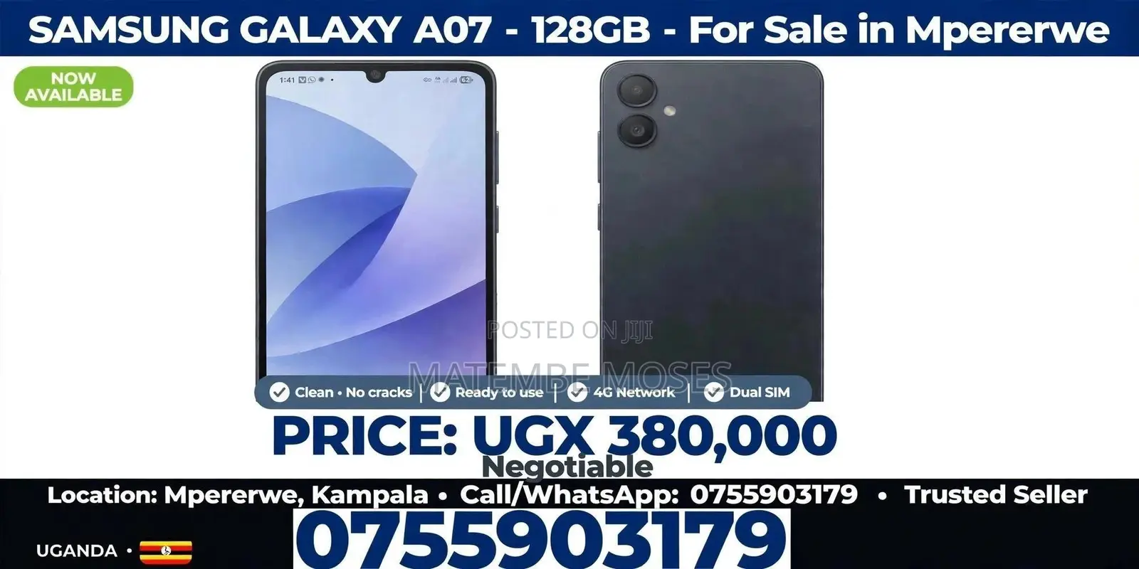 Samsung Galaxy A07 128 GB Black