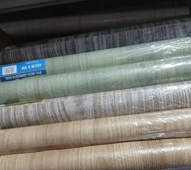 Self-Adhesive Wood Grain and Texture Wallpaper in 45cm X 5m.