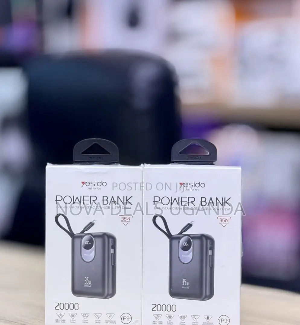 Yesido YP94 20000mah 35W Fast Charging Power Bank - Portable Charger