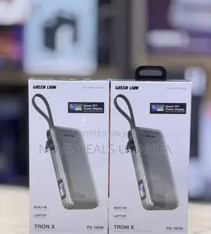 Green Lion Tron X 20000mAh 165W Power Bank With 165W Power Delivery
