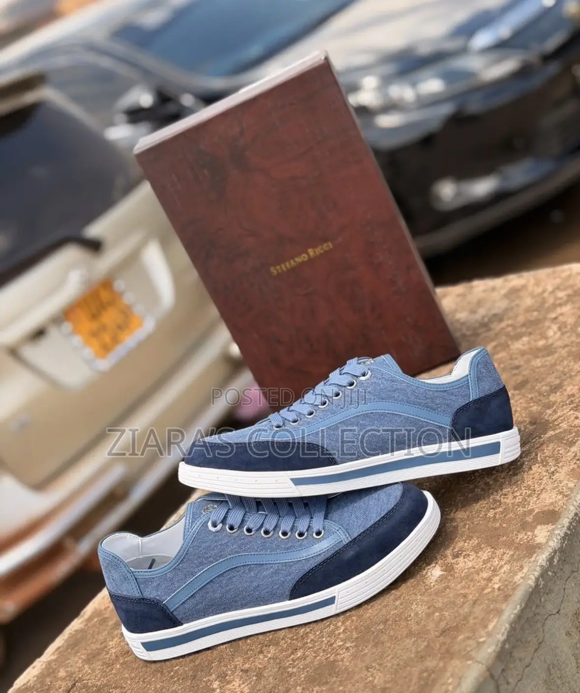 Stefano Ricci Suede Low-Top Sneakers