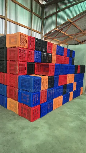 1Pcs Stackable Plastic Crates Plastic Crates