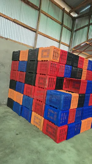 1Pcs Stackable Plastic Crates Plastic Crates