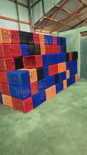 1Pcs Stackable Plastic Crates Plastic Crates