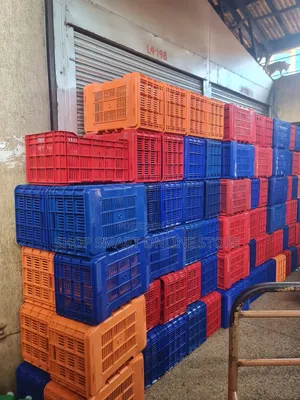 1Pcs Stackable Plastic Crates Plastic Crates