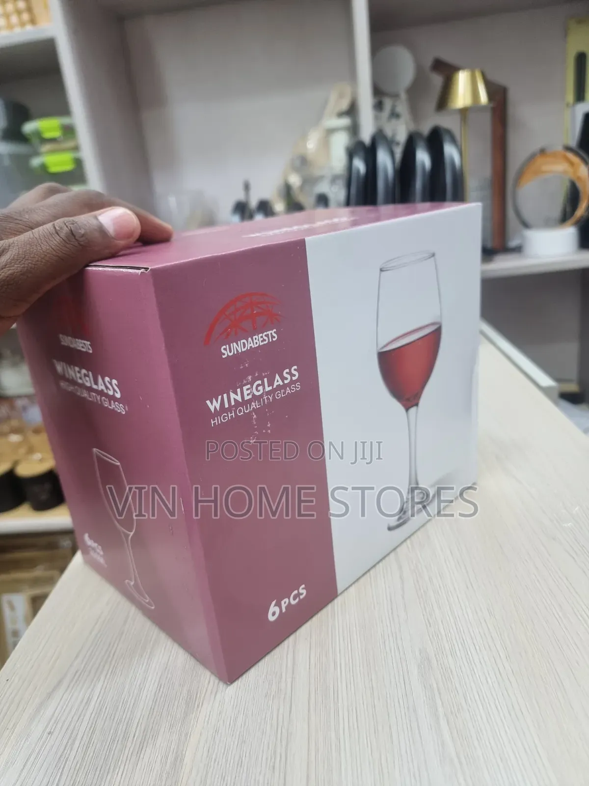 6 PCS Sunda Best Wine Glasses