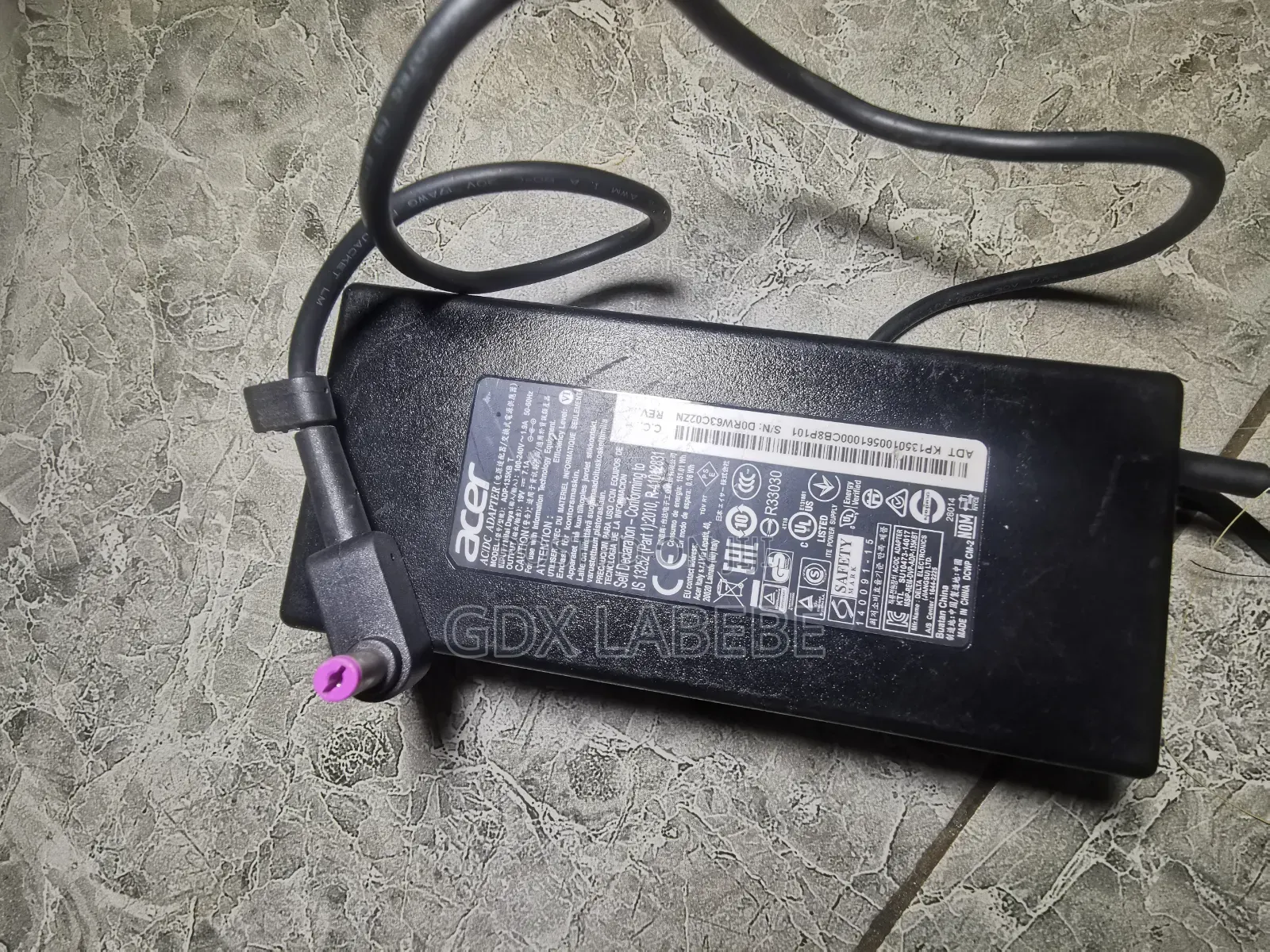 Original Acer Brand Delta 135W AC Power Adapter 5.5mmX1.7mm Gaming