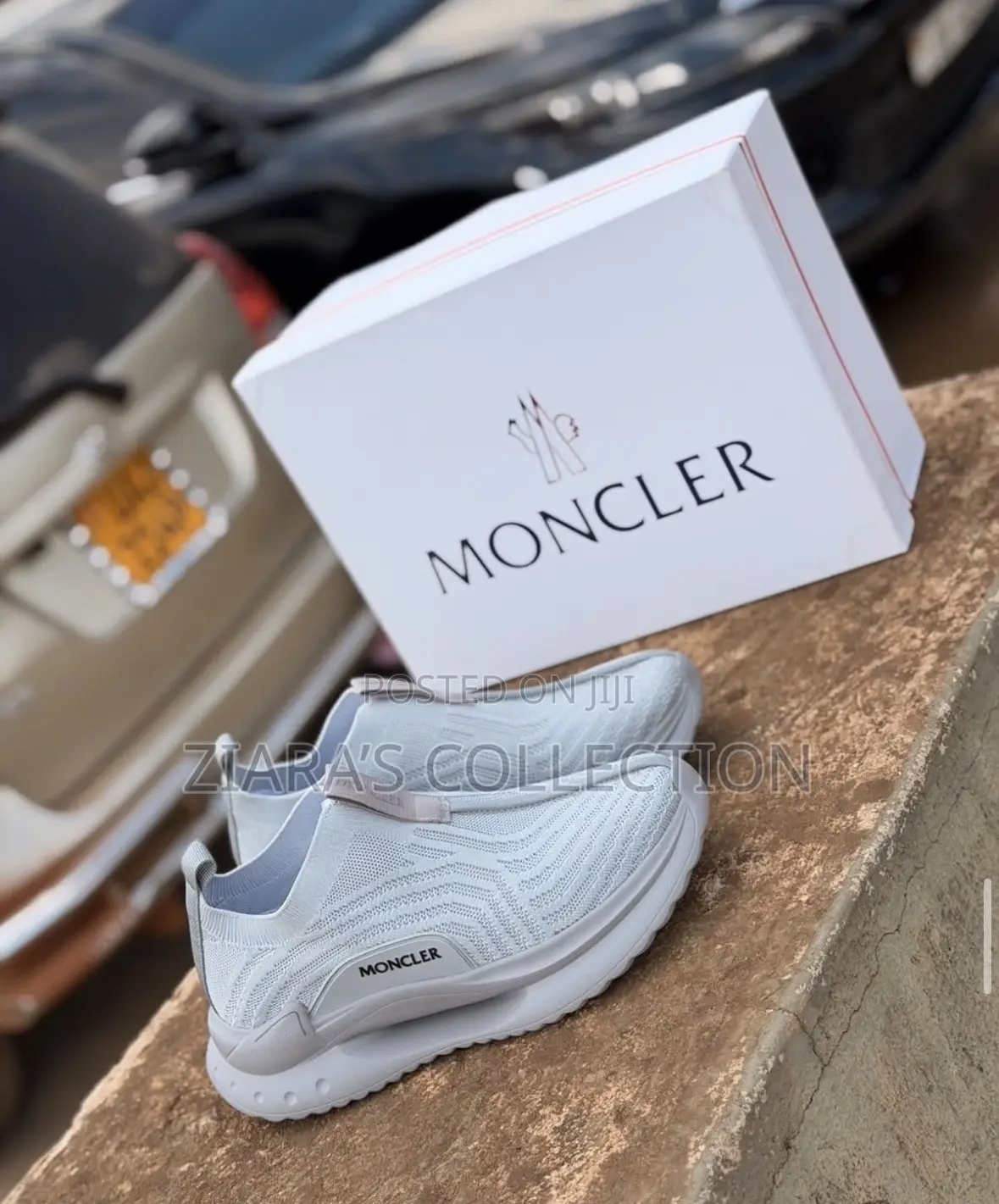 Moncler Knit Slip-on Sneakers