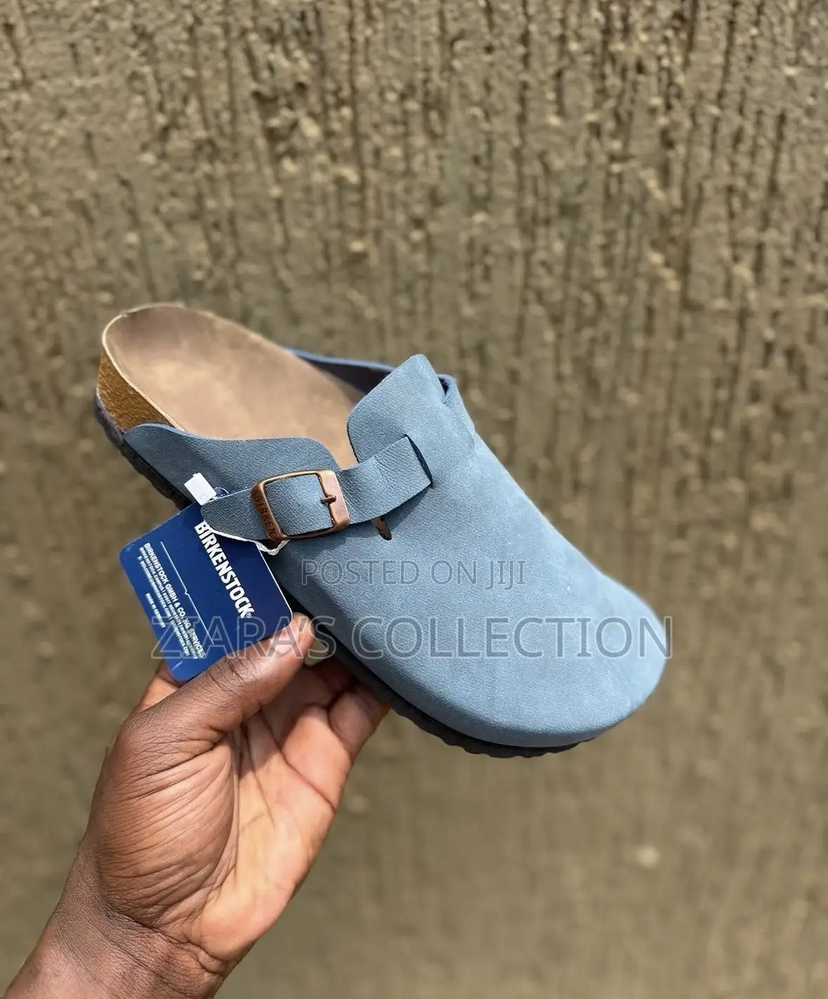 Elemental Blue Birkenstock Boston Clogs