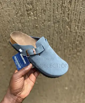 Elemental Blue Birkenstock Boston Clogs