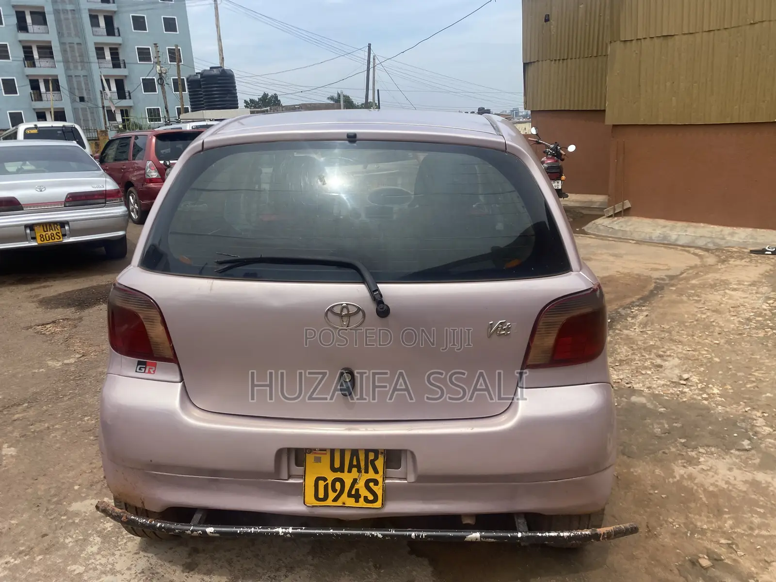 Toyota Vitz 2008 Burgundy