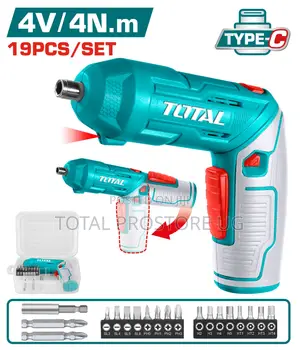 Tsdli0442 - Cordless Screwdriver 19pcs/Set 4v/4n.m