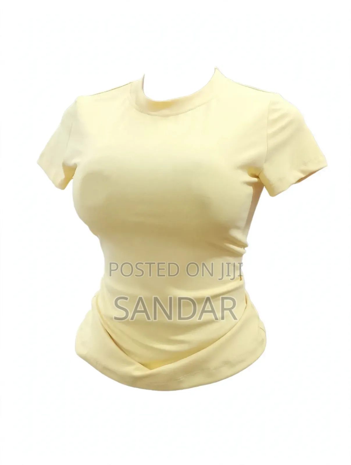 Heat Crop Top Peach Sandra Fashion