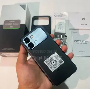 New Infinix Note Edge 256 GB Black