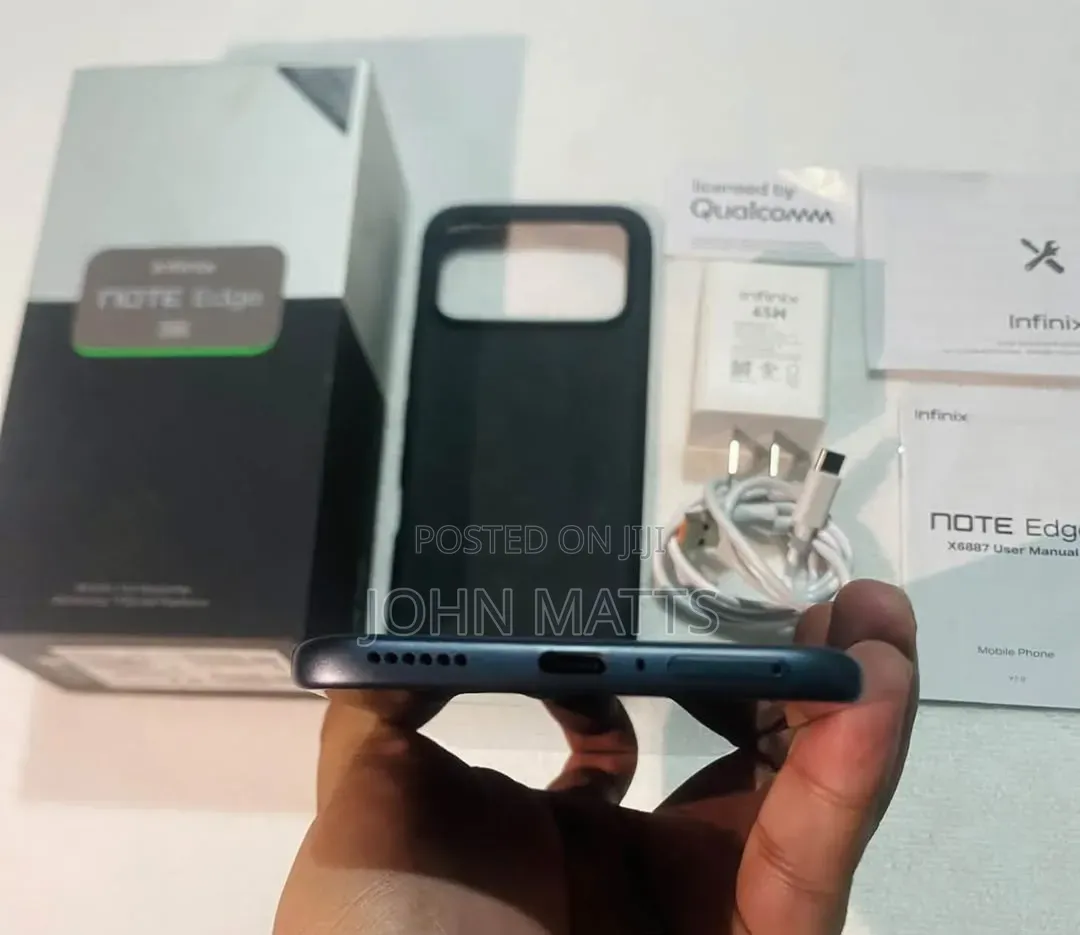 New Infinix Note Edge 256 GB Black