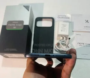 New Infinix Note Edge 256 GB Black