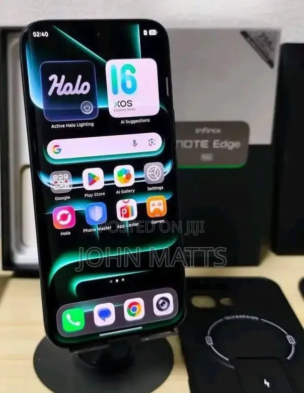 New Infinix Note Edge 256 GB Gray