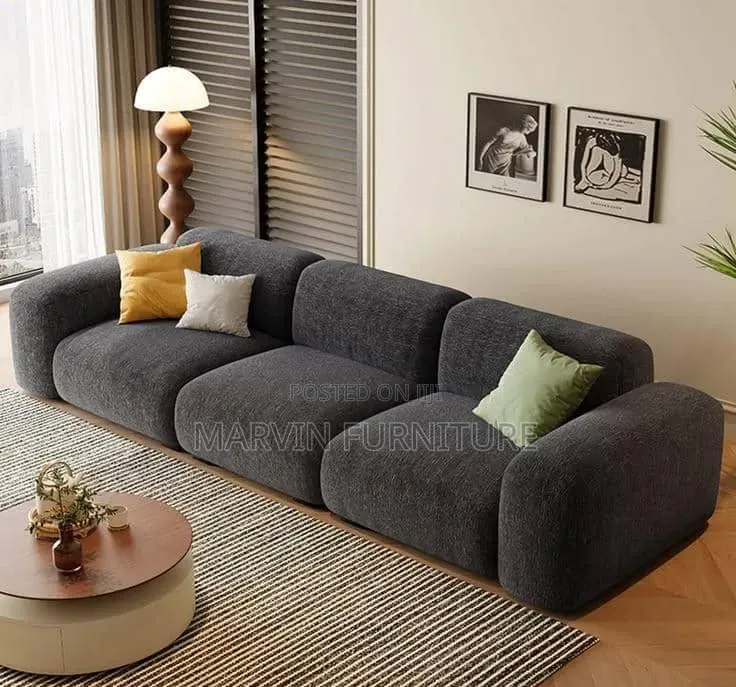 Modern Sofa Set With High Density Seaters
