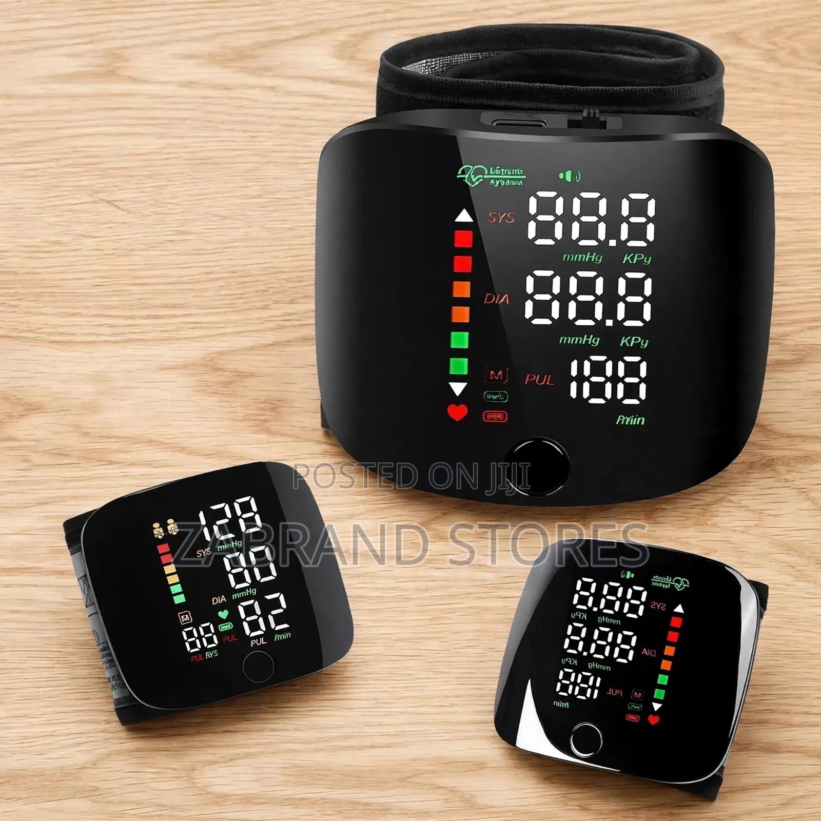 Rechargeable Digital Wrist Blood Pressure Monitor