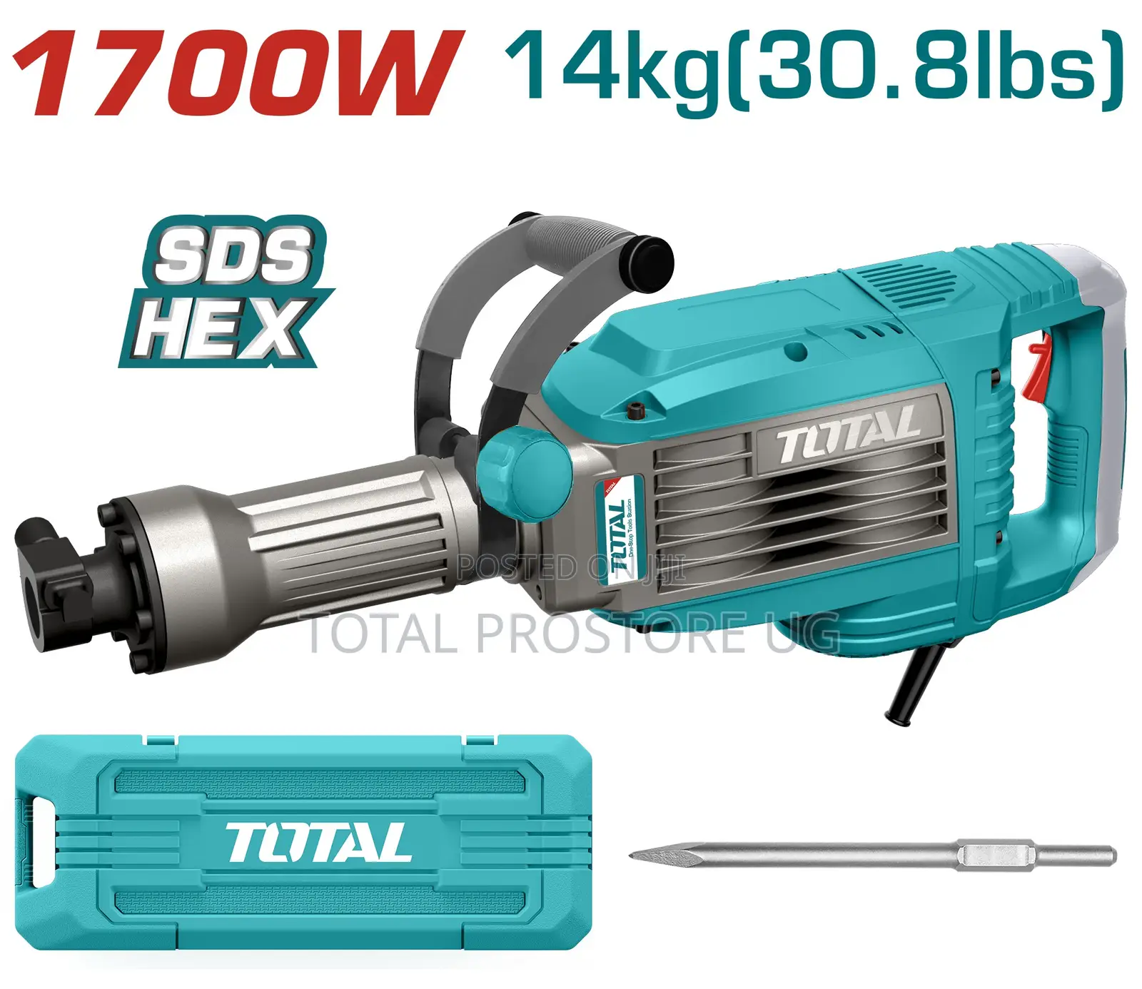 Demolition Breaker 1700w/14kg(30.8lbs)