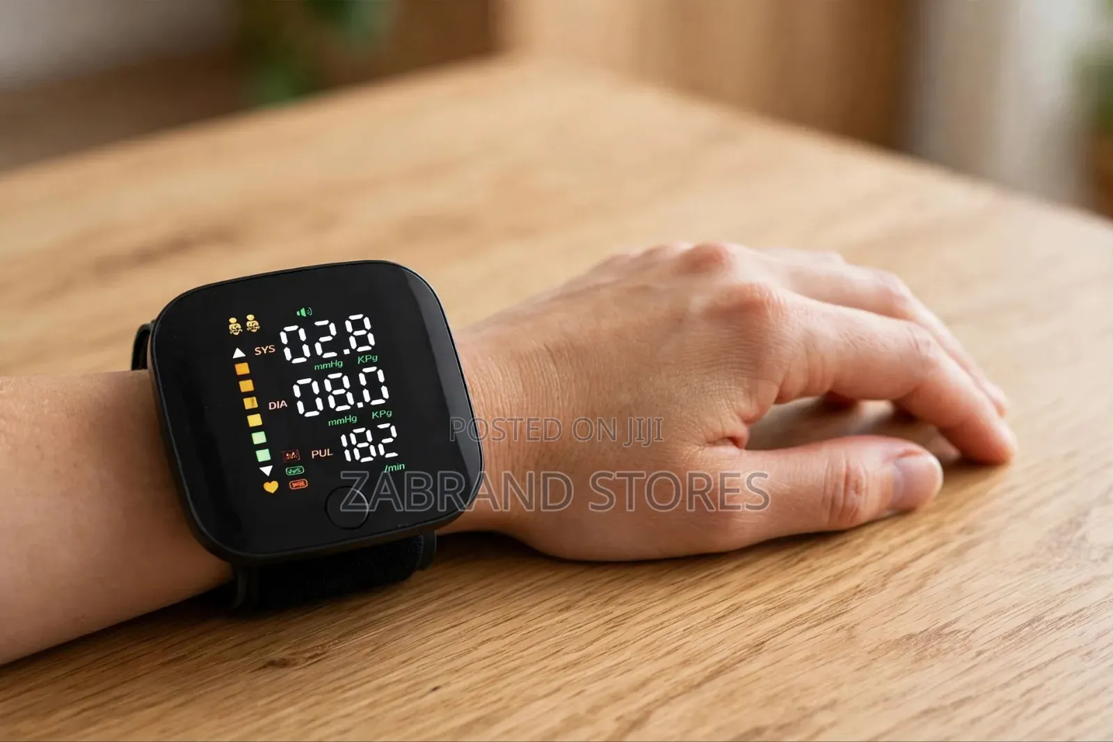Rechargeable Digital Wrist Blood Pressure Monitor