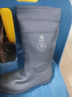 Heavy Duty Gumboots With a Steel Toe Cap