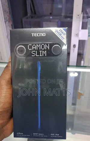 New Tecno Camon Slim 256 GB Black