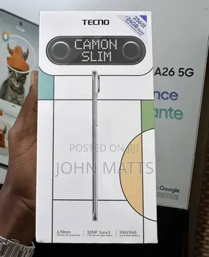 New Tecno Camon Slim 256 GB White