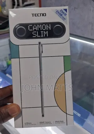 New Tecno Camon Slim 256 GB White