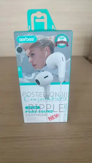 Wired Earphones With Microphone – HiFi Stereo Sound