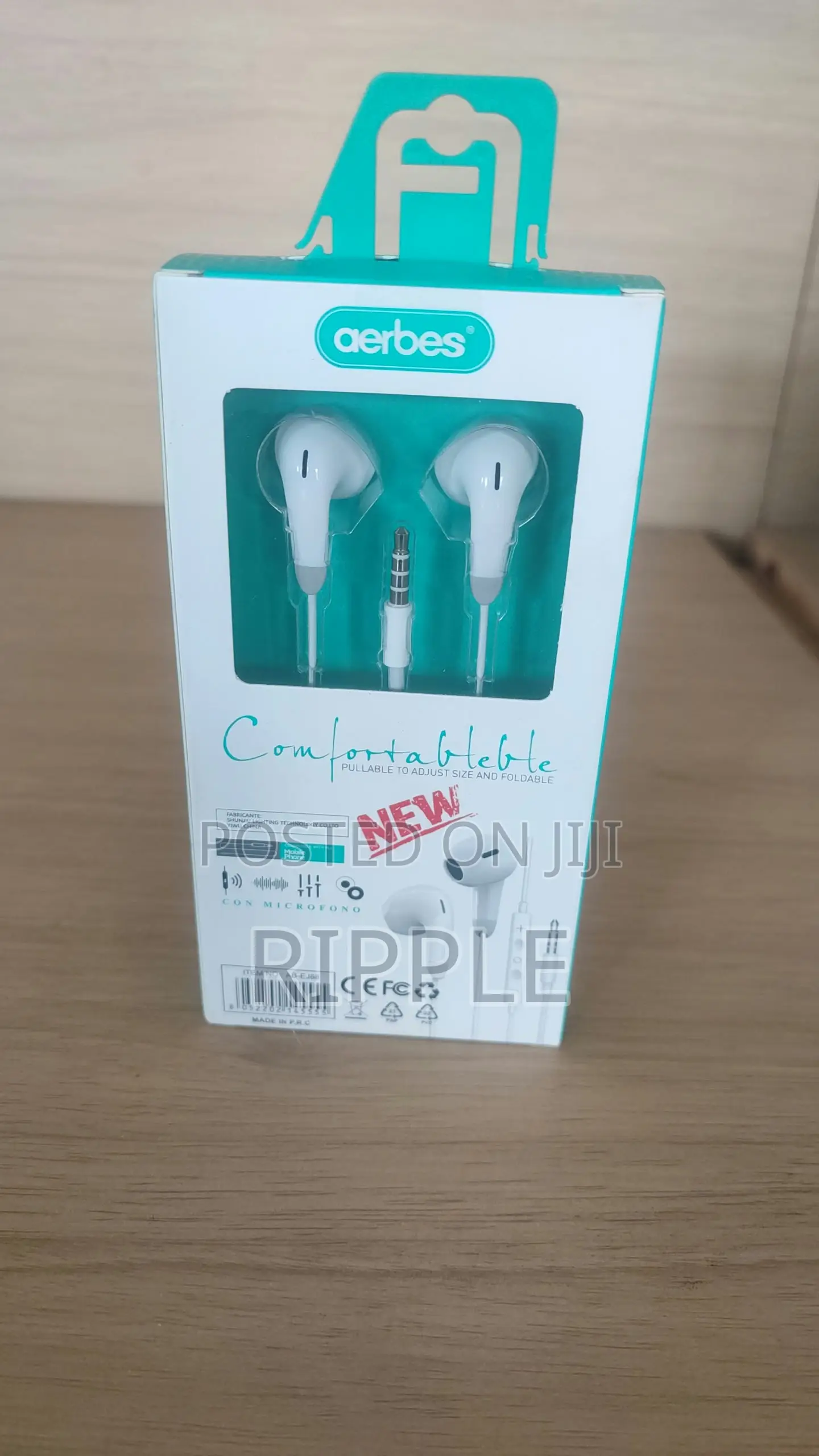 Wired Earphones With Microphone – HiFi Stereo Sound