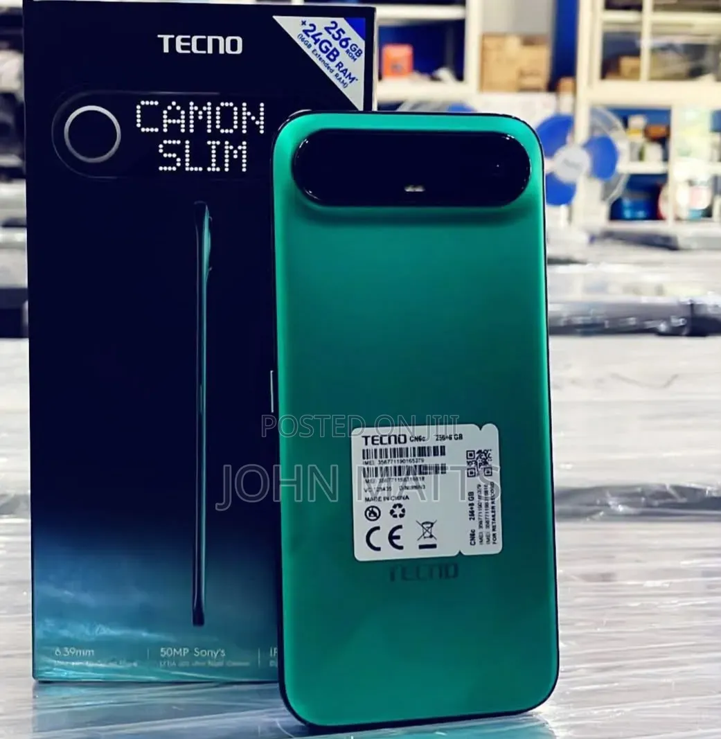 New Tecno Camon Slim 256 GB Green